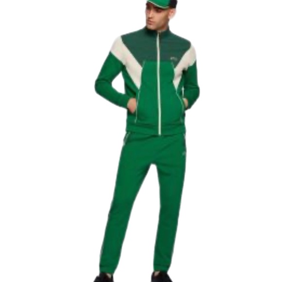 HUGO BOSS track jacketMen SmallGreenNWT